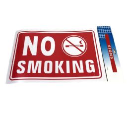 24 Bulk 11.8"x7.9" Sign [no Smoking]