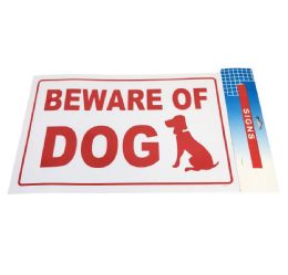 24 Bulk 11.8"x7.9" Sign [beware Of Dog]
