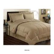 3 Bulk 8 Pieces Set Embossed In A Bag King Size In Mocha