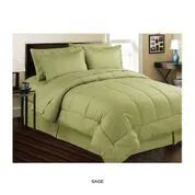 3 Bulk 8 Pieces Set Embossed In A Bag King Size In Sage