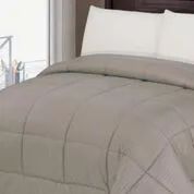 6 Bulk 1 Piece Solid Comforter Twin Size In Grey