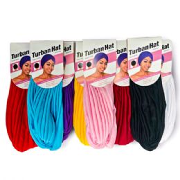 120 Bulk Assorted Turban Hat