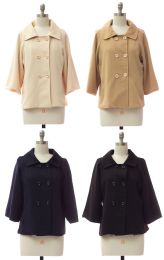 24 Bulk Women's Double Breasted Blazer Jacket