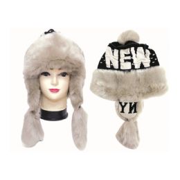 12 Bulk Winter Fashion Ladies New York Fur Hat