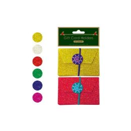 144 Bulk Two Pack Gift Card Box Glitter