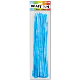 144 Bulk Forty Count Tinsel Stems Blue