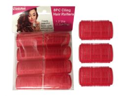 96 Bulk 8 Piece Cling Hair Rollers