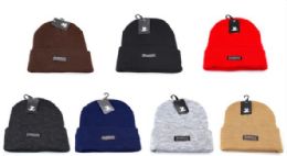 36 Bulk Adult Insulated Winter Hat In Assorted Colors