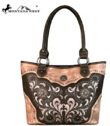 2 Bulk Montana West Concho Collection Tote Coffee