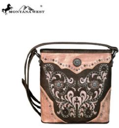 4 Bulk Montana West Concho Collection Crossbody Coffee