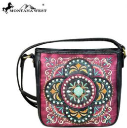 4 Bulk Montana West Embroidered Collection Crossbody Bag