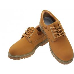 12 Bulk Men's "himalayans" Ankle Height Insulated Leather Upper Shoes