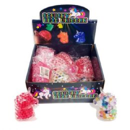 24 Bulk 24 Squishy Bead Unicorn Head