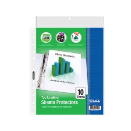 288 Bulk Economy Weight Top Loading Sheet Protectors (10/pack)