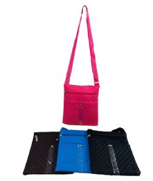 24 Bulk Small Cross Body Purse [quilted]