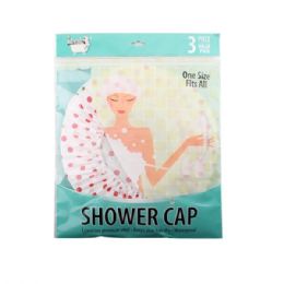 48 Bulk Ideal Bath Shower Cap 3PK