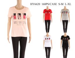 24 Bulk Womens Choose Your Style Tee Shirt
