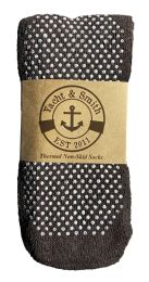 48 Bulk Yacht & Smith Men's Thermal Non Slip Gripper Bottom Tube Socks