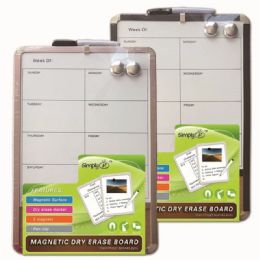 24 Bulk Magnetic Dry Erase Board With Markers