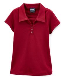 12 Bulk Girls Burgundy Uniform Top Size 16