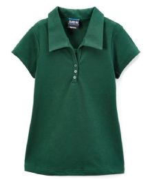 12 Bulk Girls Hunter Green Uniform Top Size 16