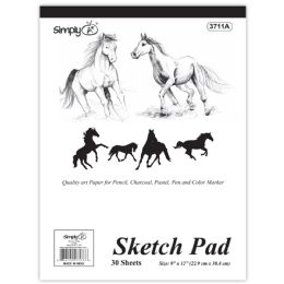 48 Bulk sketch pad 9x12" 30ct