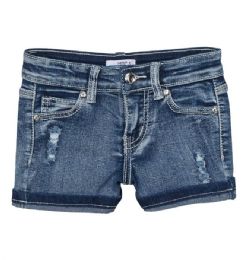 12 Bulk Girls' Denim Shorts. Size 4-6x