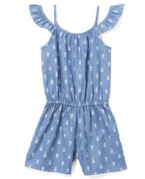 6 Bulk Girls' Rayon Romper In Size 5-6x