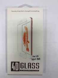 10 Bulk For Lg Stylo 4 Full Cover Tempered Glass