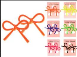 60 Bulk Bow Stud Earrings Assorted Color