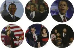 144 Bulk Obama Pins