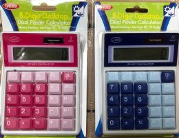 60 Bulk Blister Pack 8 Digit Calculator Solar And Battery Operated
