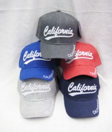 36 Bulk Kid's "california" Base Ball Cap