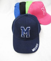 36 Bulk Kid's "mexico" Base Ball Cap
