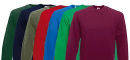 36 Bulk Mens Fruit Of The Loom Sweat Shirt Assorted Colors And Sizes S-2xl