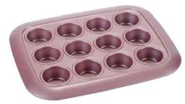 12 Bulk Non Stick Mini Cupcake Pan Rose Gold