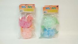 36 Bulk 2 Piece Baby Bath Scrubber 