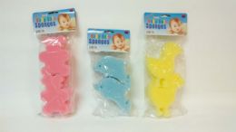 36 Bulk 4 Piece Baby Bath Scrubber