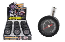 18 Bulk Rubber Wheel Dial Tire Gauge