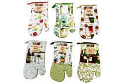 48 Bulk Printed Oven Mitt