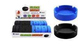 48 Bulk Assorted Silicone Ash Tray