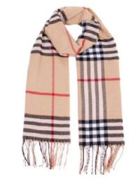 24 Bulk Unisex Plaid Printed Winter Scarf