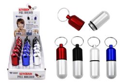 54 Bulk Keychain Pill Holder Large