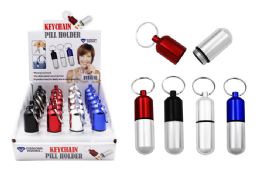 24 Bulk Keychain Pill Holder Small