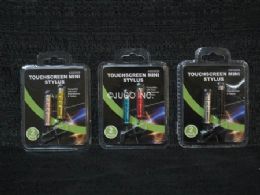 72 Bulk Touchscreen Mini Stylus With Phone Strap