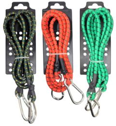 72 Bulk 8mm Bungee Cord With Hiking Hooks