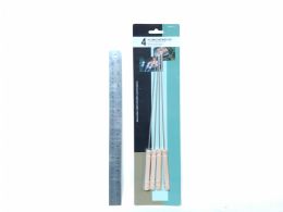 48 Bulk Temperature 4 Piece Bbq Skewer Set