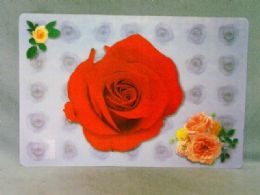 288 Bulk Table Mat Rose Design