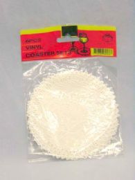 600 Bulk 6 Piece Vinyl Coaster Set