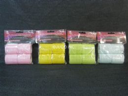 48 Bulk Hair Roller Velcro 4 Piece